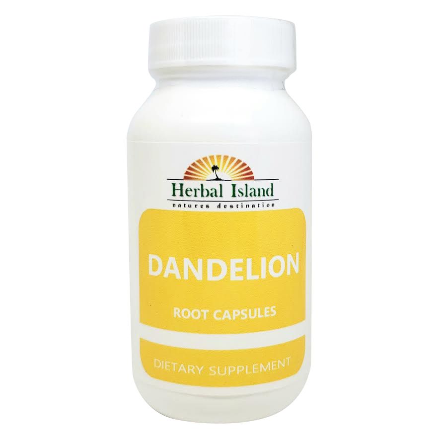 Dandelion Root Powder Capsules (500mg) - Herbal Island