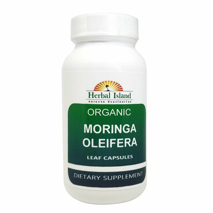 Moringa Oleifera Leaf Capsules - Organic (500mg Each)