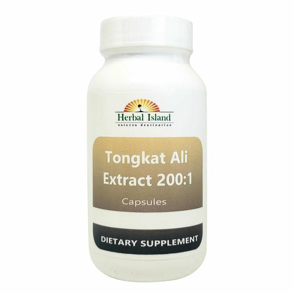 Tongkat Ali 200:1 Root Extract Powder Capsules (Longjack) – Herbal Island
