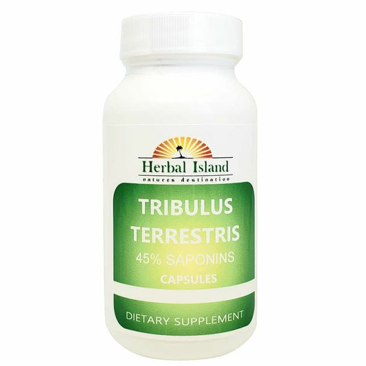 Tribulus Terrestris L Fruit Powder Capsules - 45% Saponins - Herbal Island